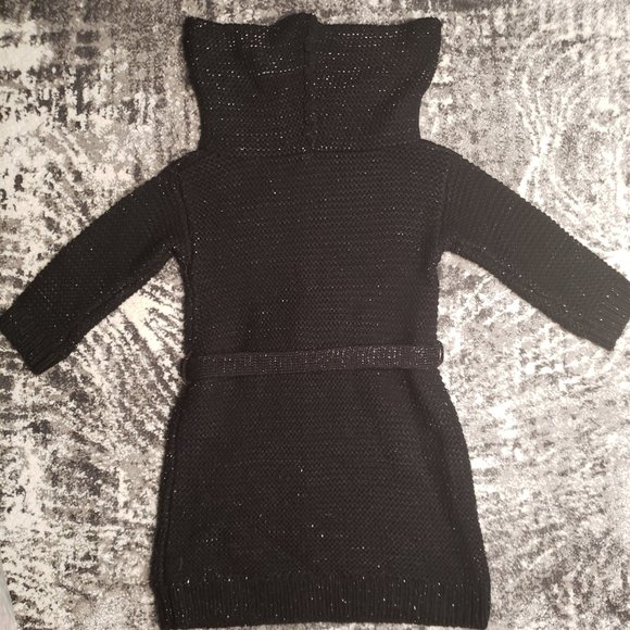 SOLD Black Turtle-neck with Silver Glitter for Girls - Picture 3 of 6